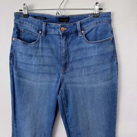Talbots straight leg jean medium wash Size 10 - Picture 2 of 6
